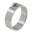 Кольцо Xuping TTM Stainless Steel Цвет Родий Крестик, шир. 6мм фото №2 Кольцо Xuping TTM Stainless Steel Цвет Родий Крестик, шир. 6мм фото №2