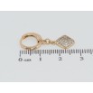 Серьги Xuping Позолота 18K подвески на колечках Ромбовые подвески с инкрустацией цирконием фото №2 Серьги Xuping Позолота 18K подвески на колечках Ромбовые подвески с инкрустацией цирконием фото №2