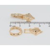 Серьги Xuping Позолота 18K подвески на колечках Рыбки 2 в 1 фото №2 Серьги Xuping Позолота 18K подвески на колечках Рыбки 2 в 1 фото №2