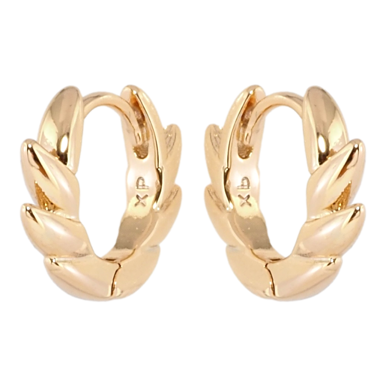 Серьги Xuping Позолота 18K колечки Декоративный узор фото №1 Серьги Xuping Позолота 18K колечки Декоративный узор фото №1