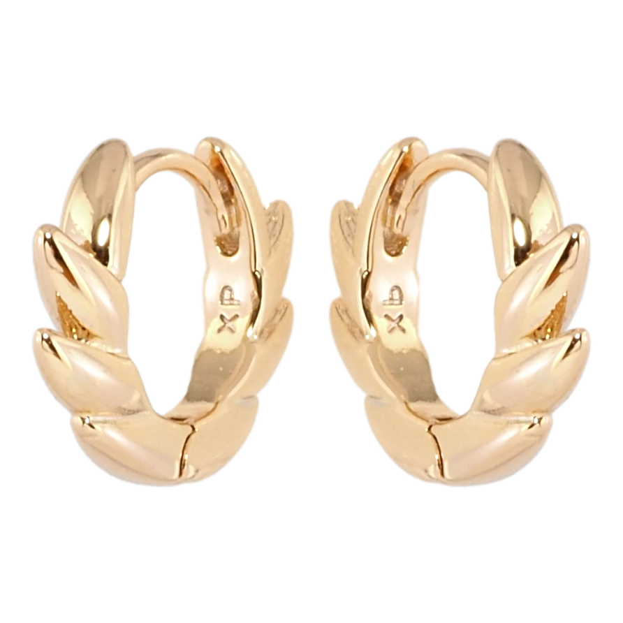 Серьги Xuping Позолота 18K колечки Декоративный узор фото №1 Серьги Xuping Позолота 18K колечки Декоративный узор фото №1