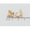 Серьги Xuping Позолота 18K колечки Бабочки фото №2 Серьги Xuping Позолота 18K колечки Бабочки фото №2
