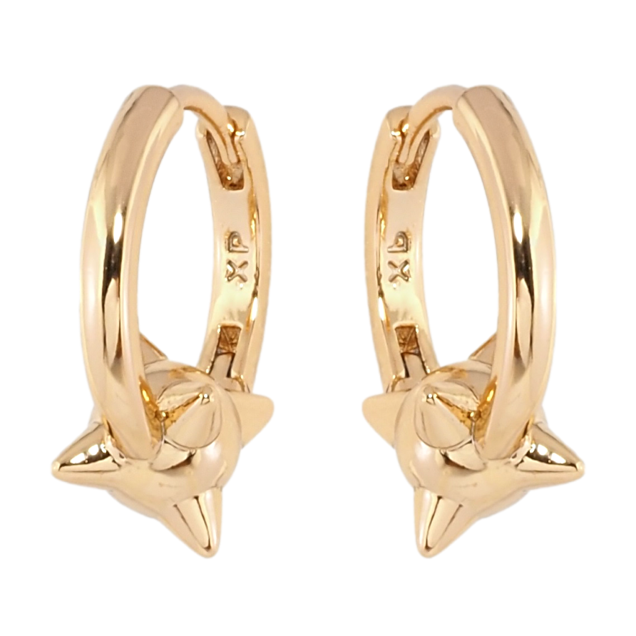 Серьги Xuping Позолота 18K колечки Декоративные фото №1 Серьги Xuping Позолота 18K колечки Декоративные фото №1