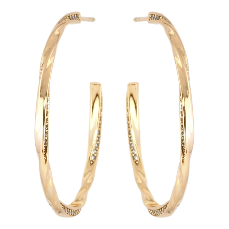 Серьги Xuping Позолота 18K пусеты Дуги с узором дорожки циркония фото №25 Серьги Xuping Позолота 18K пусеты Дуги с узором дорожки циркония фото №25