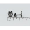 Серьги Xuping TTM Stainless Steel цвет графит пусеты Бабочки фото №2 Серьги Xuping TTM Stainless Steel цвет графит пусеты Бабочки фото №2
