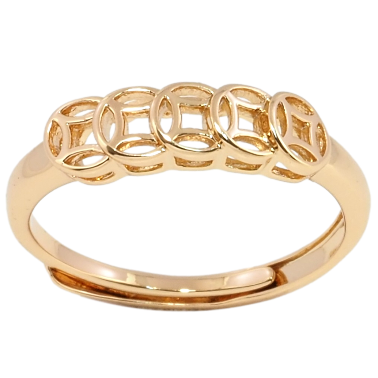 Каблучка Xuping Позолота 18K Різьблений візерунок фото №21 Каблучка Xuping Позолота 18K Різьблений візерунок фото №21