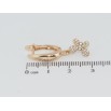 Серьги Xuping Позолота 18K английский замок Бабочки с цирконием на одну сторону фото №2 Серьги Xuping Позолота 18K английский замок Бабочки с цирконием на одну сторону фото №2