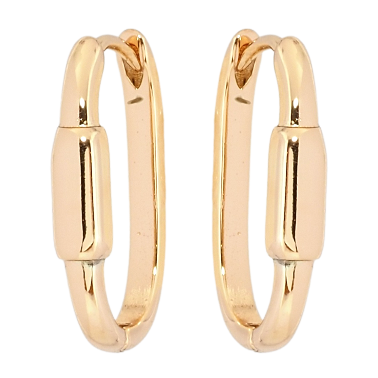 Серьги Xuping Позолота 18K колечки Овальные фото №20 Серьги Xuping Позолота 18K колечки Овальные фото №20