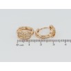 Серьги Xuping Позолота 18K колечки Декоративный узор с цирконием фото №2 Серьги Xuping Позолота 18K колечки Декоративный узор с цирконием фото №2