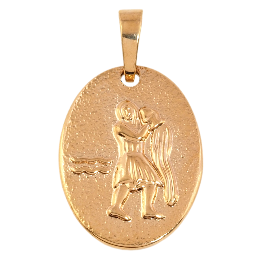 Кулон Xuping Позолота 18K Знак Зодиака Водолей для цепочки до 7мм фото №1 Кулон Xuping Позолота 18K Знак Зодиака Водолей для цепочки до 7мм фото №1