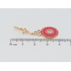 Серьги Xuping Позолота 18K французский замок Декоративные подвески с розовой эмалью фото №2 Серьги Xuping Позолота 18K французский замок Декоративные подвески с розовой эмалью фото №2