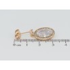 Серьги Xuping Позолота 18K пусеты Подвески фианиты в обрамлении циркония фото №2 Серьги Xuping Позолота 18K пусеты Подвески фианиты в обрамлении циркония фото №2
