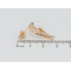 Серьги Xuping Позолота 18K пусеты Декоративные подвески с цирконием и жемчугом фото №2