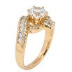 Кольцо Xuping Позолота 18K Фианит с инкрустацией цирконием фото №2 Кольцо Xuping Позолота 18K Фианит с инкрустацией цирконием фото №2