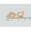 Серьги Xuping Позолота 18K колечки Ножки с цирконием фото №2 Серьги Xuping Позолота 18K колечки Ножки с цирконием фото №2