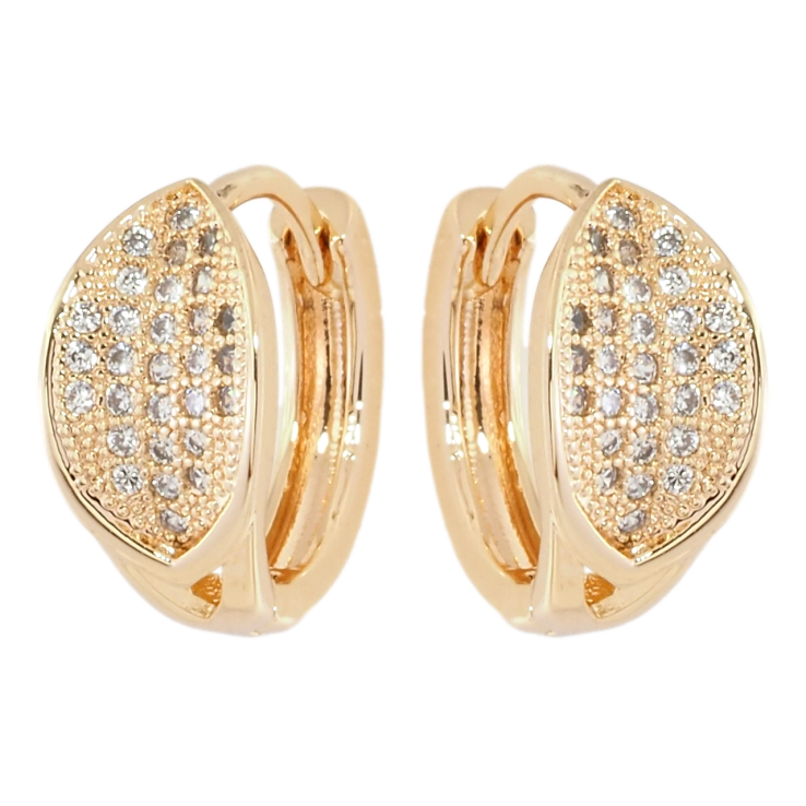 Серьги Xuping M&L Цвет 18K колечки Инкрустация цирконием фото №23 Серьги Xuping M&L Цвет 18K колечки Инкрустация цирконием фото №23