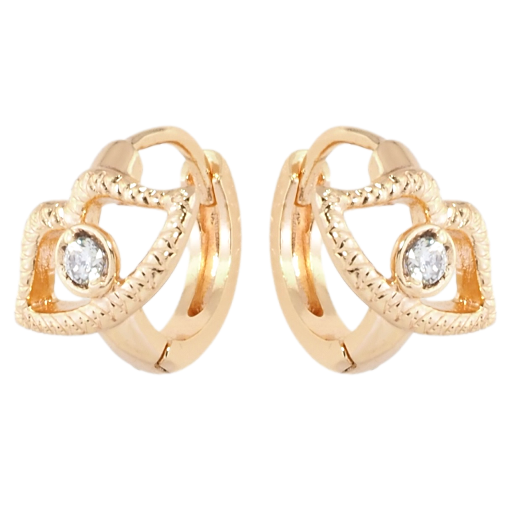 Сережки Xuping M&L Колір 18K колечка Губи фото №13 Сережки Xuping M&L Колір 18K колечка Губи фото №13