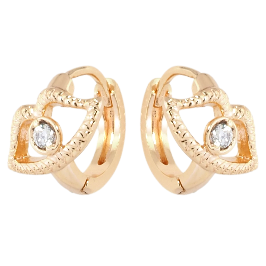 Серьги Xuping M&L Цвет 18K колечки Губы фото №1 Серьги Xuping M&L Цвет 18K колечки Губы фото №1