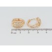 Сережки Xuping M&L Колір 18K колечка Візерунок сердечка з цирконієм фото №2