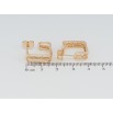 Сережки Xuping M&L Колір 18K пусети Декоративні дуги фото №2 Сережки Xuping M&L Колір 18K пусети Декоративні дуги фото №2