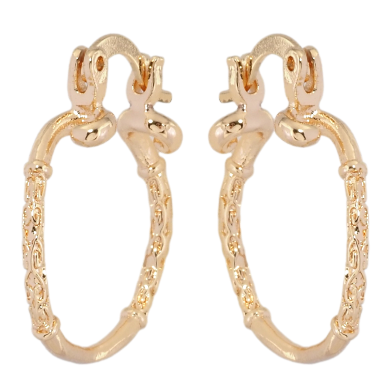 Сережки Xuping M&L Колір 18K замок-шпилька Декоративні овали фото №16 Сережки Xuping M&L Колір 18K замок-шпилька Декоративні овали фото №16