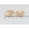 Серьги Xuping M&L Цвет 18K замок-булавка Резной цветочный орнамент фото №2 Серьги Xuping M&L Цвет 18K замок-булавка Резной цветочный орнамент фото №2