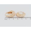 Серьги Xuping M&L Цвет 18K замок-булавка Декоративные корзинки с цирконием фото №2