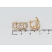 Серьги Xuping Позолота 18K английский замок Инкрустация цирконием фото №2 Серьги Xuping Позолота 18K английский замок Инкрустация цирконием фото №2