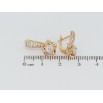 Серьги Xuping Позолота 18K английский замок Цветочки с цирконием фото №2 Серьги Xuping Позолота 18K английский замок Цветочки с цирконием фото №2