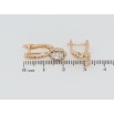 Серьги Xuping Позолота 18K английский замок Цветочки с фианитами и цирконием фото №2 Серьги Xuping Позолота 18K английский замок Цветочки с фианитами и цирконием фото №2