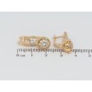 Сережки Xuping Позолота 18K англійський замок Декоративні квіточки з цирконієм фото №2 Сережки Xuping Позолота 18K англійський замок Декоративні квіточки з цирконієм фото №2