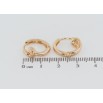Сережки Xuping Позолота 18K колечка Завитки фото №2 Сережки Xuping Позолота 18K колечка Завитки фото №2