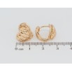 Серьги Xuping Позолота 18K колечки Сердечки фото №2 Серьги Xuping Позолота 18K колечки Сердечки фото №2