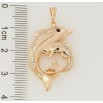 Кулон Xuping Позолота 18K Дельфіни для ланцюжка до 5мм фото №2 Кулон Xuping Позолота 18K Дельфіни для ланцюжка до 5мм фото №2