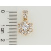 Кулон Xuping Позолота 18K Інкрустація цирконієм для ланцюжка до 3 мм фото №2