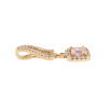 Кулон Xuping Позолота 18K Подвеска с розовым фианитом и цирконием для цепочки до 4мм фото №3 Кулон Xuping Позолота 18K Подвеска с розовым фианитом и цирконием для цепочки до 4мм фото №3