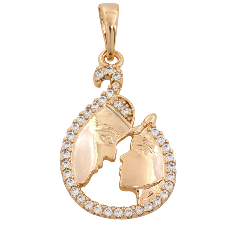 Кулон Xuping Позолота 18K Закохані для ланцюжка до 6мм фото №22 Кулон Xuping Позолота 18K Закохані для ланцюжка до 6мм фото №22