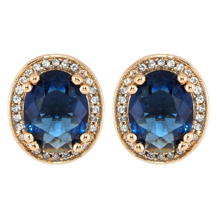 Серьги Xuping Позолота 18K пусеты Фианиты в обрамлении циркония фото №18 Серьги Xuping Позолота 18K пусеты Фианиты в обрамлении циркония фото №18