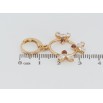 Серьги Xuping Позолота 18K подвески на колечках Декоративные подвески фото №2 Серьги Xuping Позолота 18K подвески на колечках Декоративные подвески фото №2