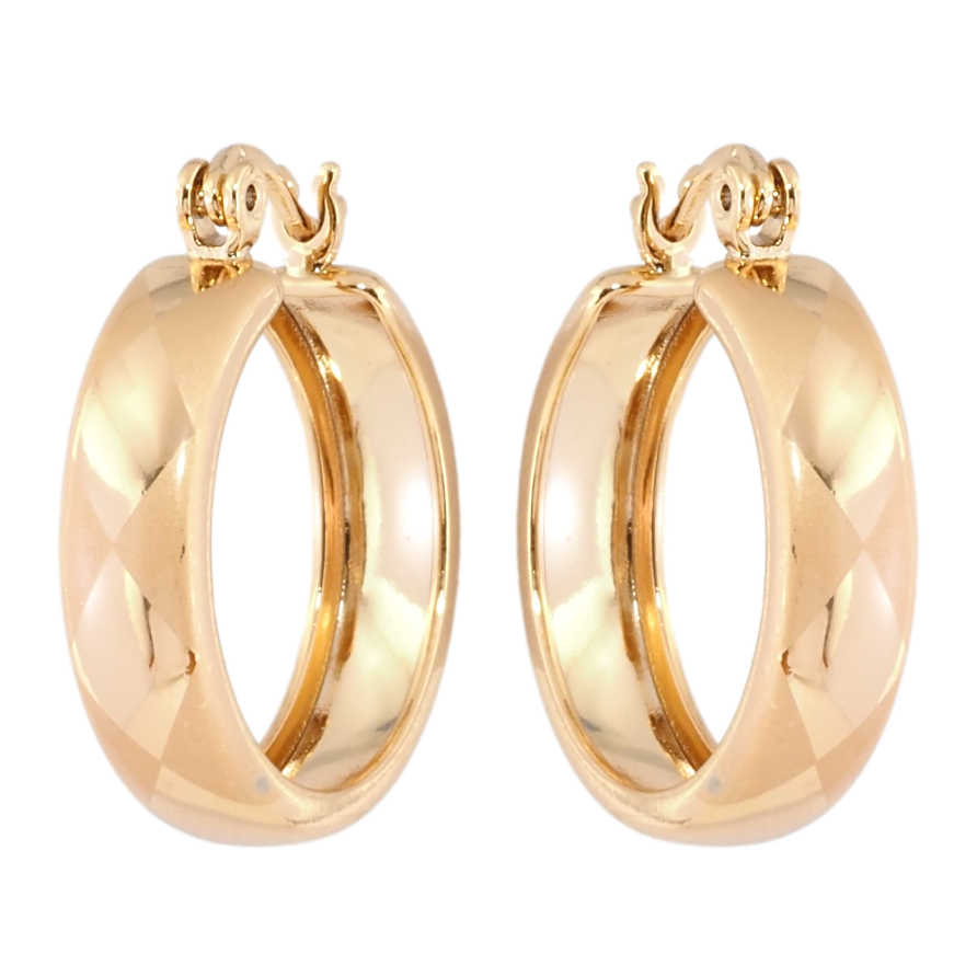 Серьги Xuping Позолота 18K замок-булавка Кольца с узором напылением ø 2см фото №1 Серьги Xuping Позолота 18K замок-булавка Кольца с узором напылением ø 2см фото №1