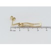 Сережки Xuping TTM Stainless Steel колір 14K пусети Декоративні підвіски з перламутровими пластинами фото №2