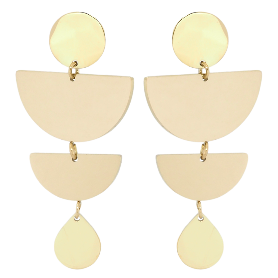 Серьги Xuping TTM Stainless Steel цвет 14K пусеты Декоративные подвески фото №1 Серьги Xuping TTM Stainless Steel цвет 14K пусеты Декоративные подвески фото №1