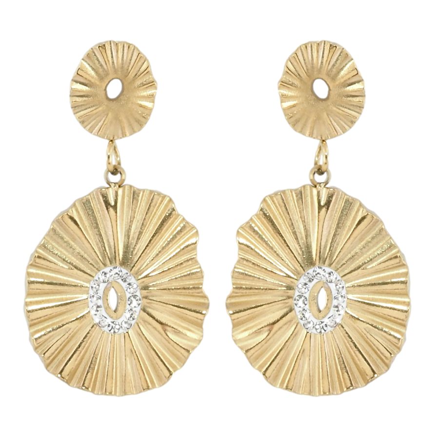 Серьги Xuping TTM Stainless Steel цвет 14K пусеты Декоративные подвески фото №1 Серьги Xuping TTM Stainless Steel цвет 14K пусеты Декоративные подвески фото №1