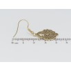 Серьги Xuping TTM Stainless Steel цвет 14K французский замок Ажурные подвески фото №2 Серьги Xuping TTM Stainless Steel цвет 14K французский замок Ажурные подвески фото №2