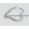 Серьги Xuping TTM Stainless Steel цвет Родий итальянский замок Декоративные сердечки фото №2