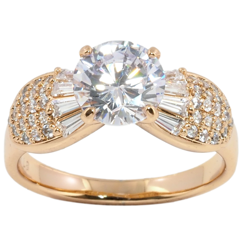 Каблучка Xuping Позолота 18K Фіаніт з пелюстками з цирконію фото №20 Каблучка Xuping Позолота 18K Фіаніт з пелюстками з цирконію фото №20