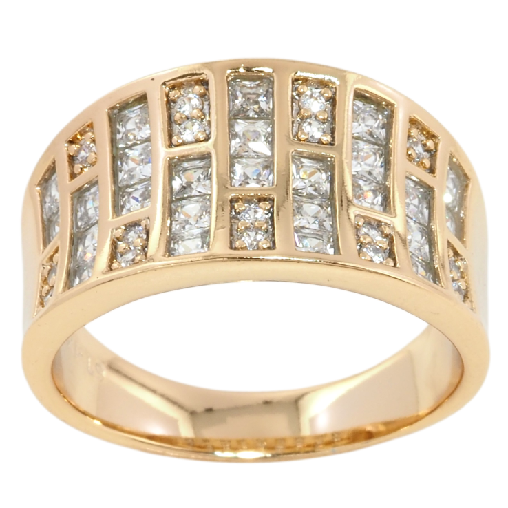 Каблучка Xuping Позолота 18K Інкрустація цирконієм фото №7 Каблучка Xuping Позолота 18K Інкрустація цирконієм фото №7
