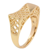 Каблучка Xuping Позолота 18K Різьблений орнамент фото №2 Каблучка Xuping Позолота 18K Різьблений орнамент фото №2