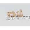 Серьги Xuping Позолота 18K английский замок Декоративный узор фото №2 Серьги Xuping Позолота 18K английский замок Декоративный узор фото №2