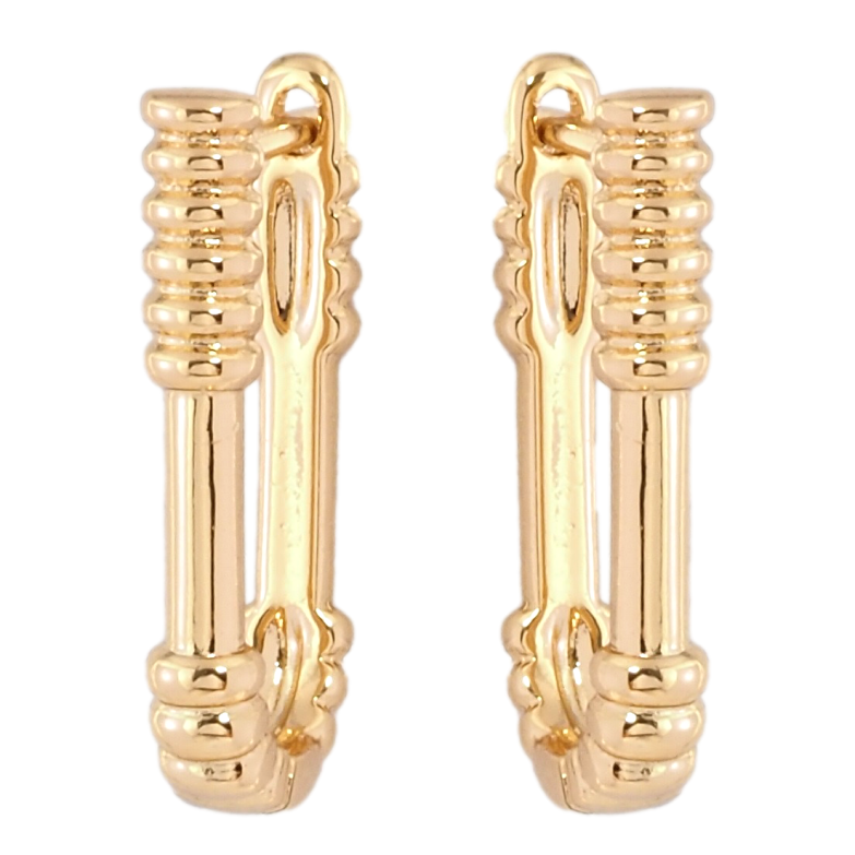Серьги Xuping Позолота 18K английский замок Декоративный узор фото №1 Серьги Xuping Позолота 18K английский замок Декоративный узор фото №1